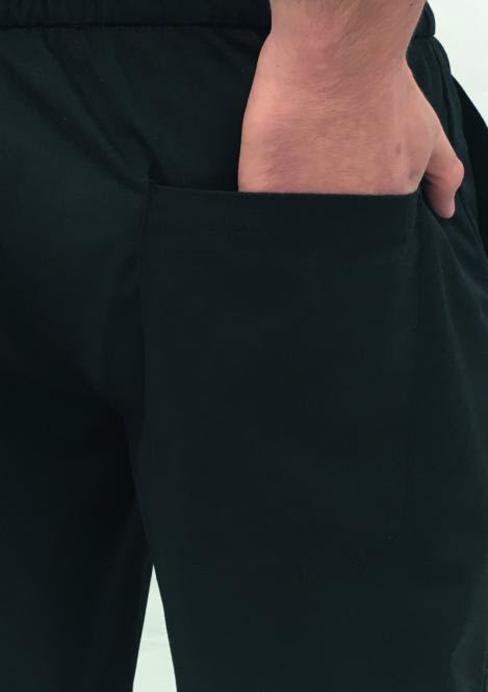 Uniforme Protectie - Pantaloni lucru barbati, cu elastic si buzunare, din tercot