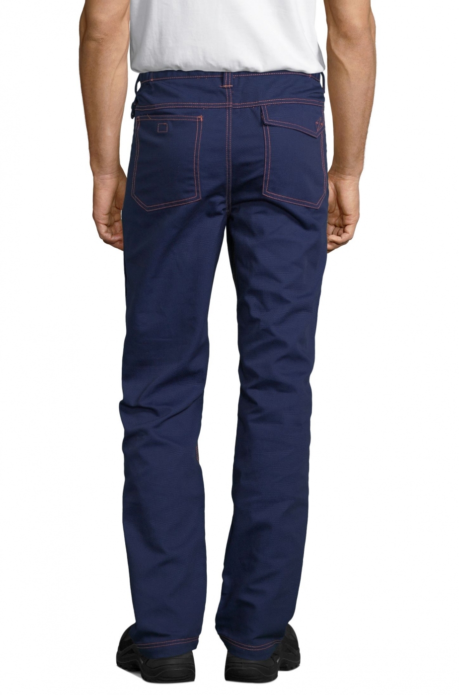 Uniforme Protectie â€“ Pantalon lucru barbat, tip jeans cu 5 buzunare din tercot