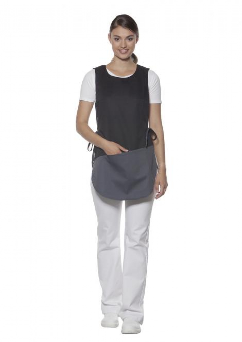 Uniforme Curatenie - Bluza camerista, tip vesta, cu buzunar central