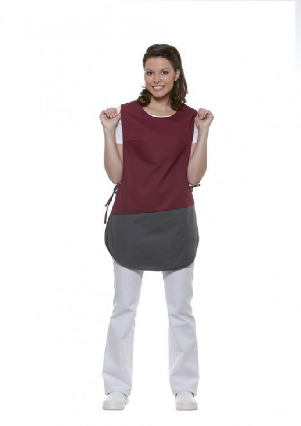 Uniforme Curatenie - Bluza camerista, tip vesta, cu buzunar central