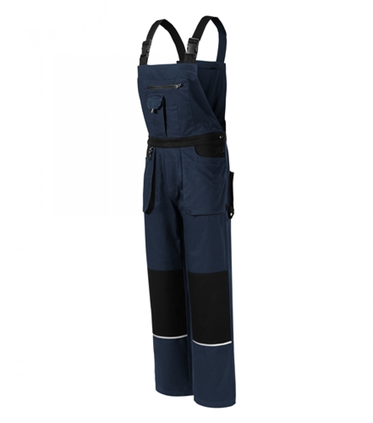 Uniforme Protectie - Pantaloni salopeta lucru cu pieptar, de barbati, bumbac